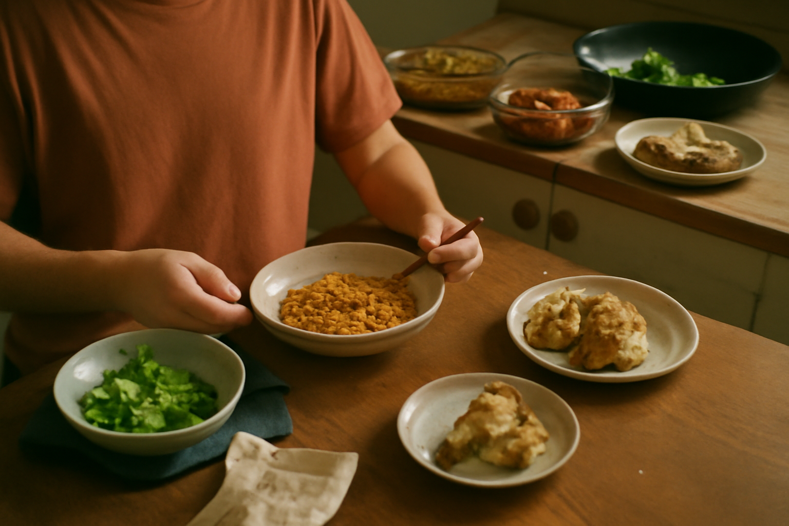 Photograph illustrating Cooking for one without eating the same thing four nights running