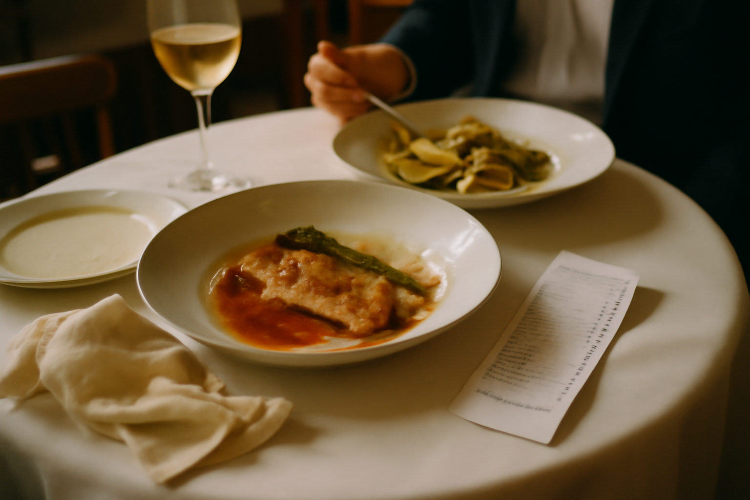 Photograph illustrating How to eat well at an expensive restaurant for less