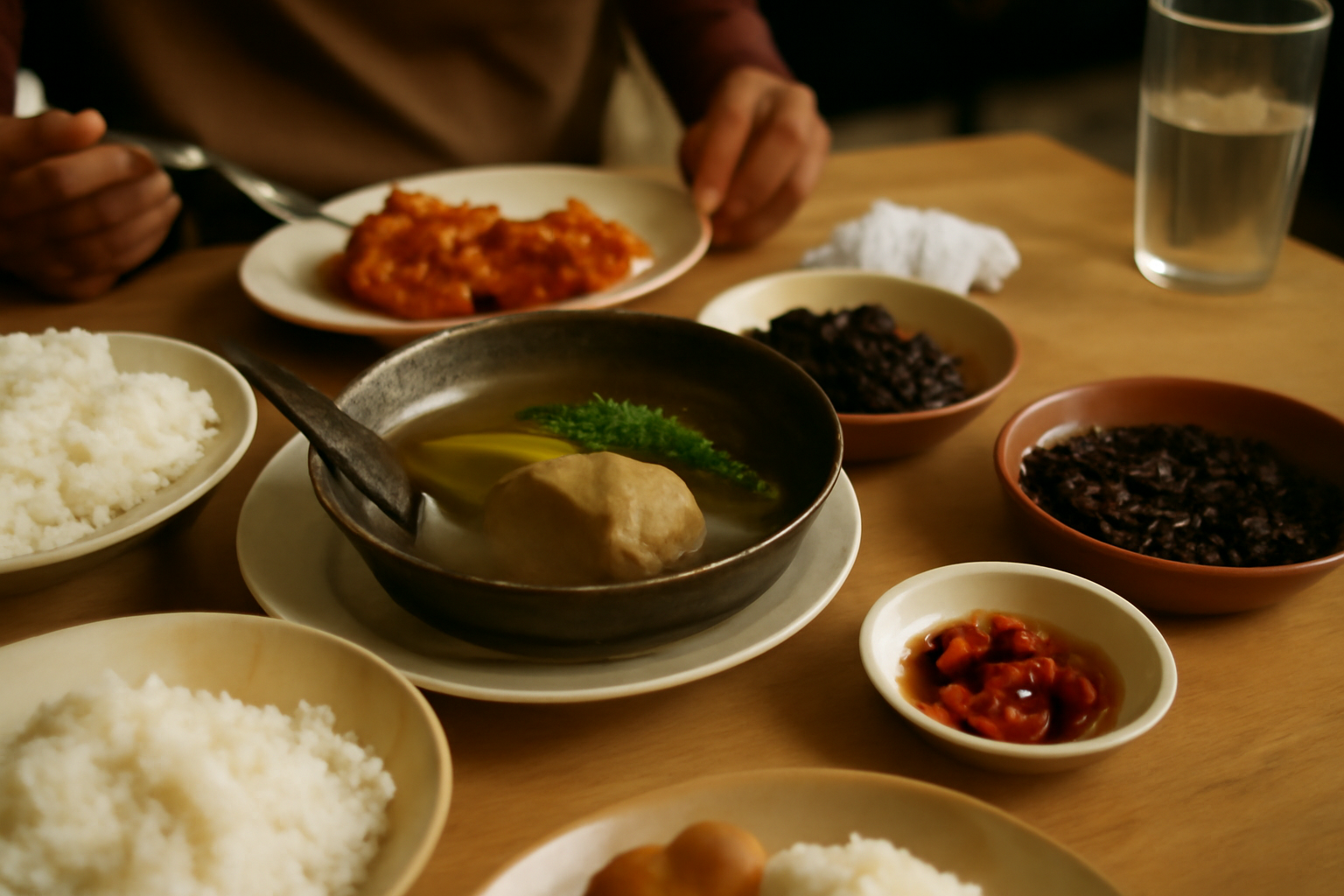 Photograph illustrating Filipino food: sour, salty, and unlike its neighbours