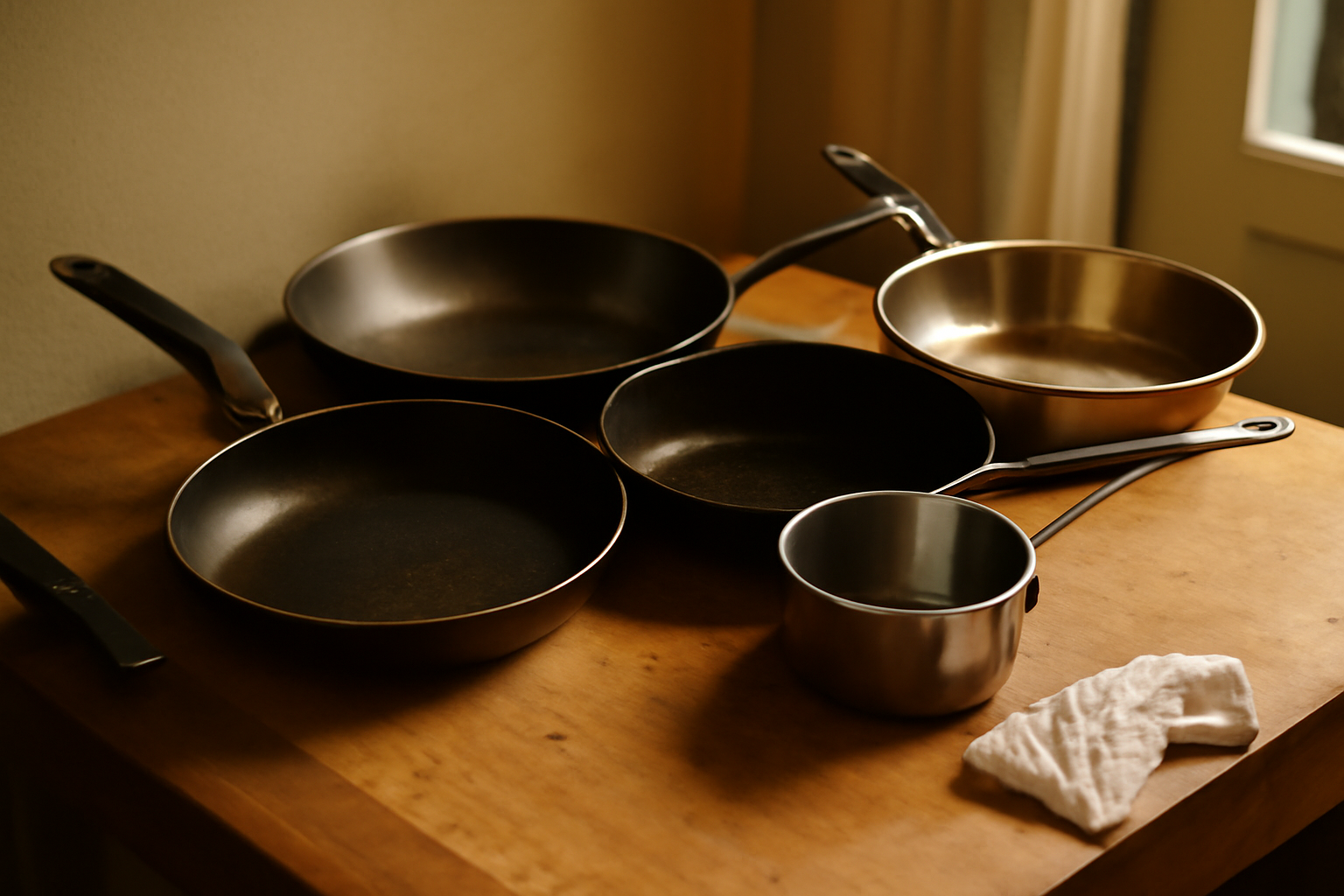 Photograph illustrating The five pans worth owning, and the ones that are not