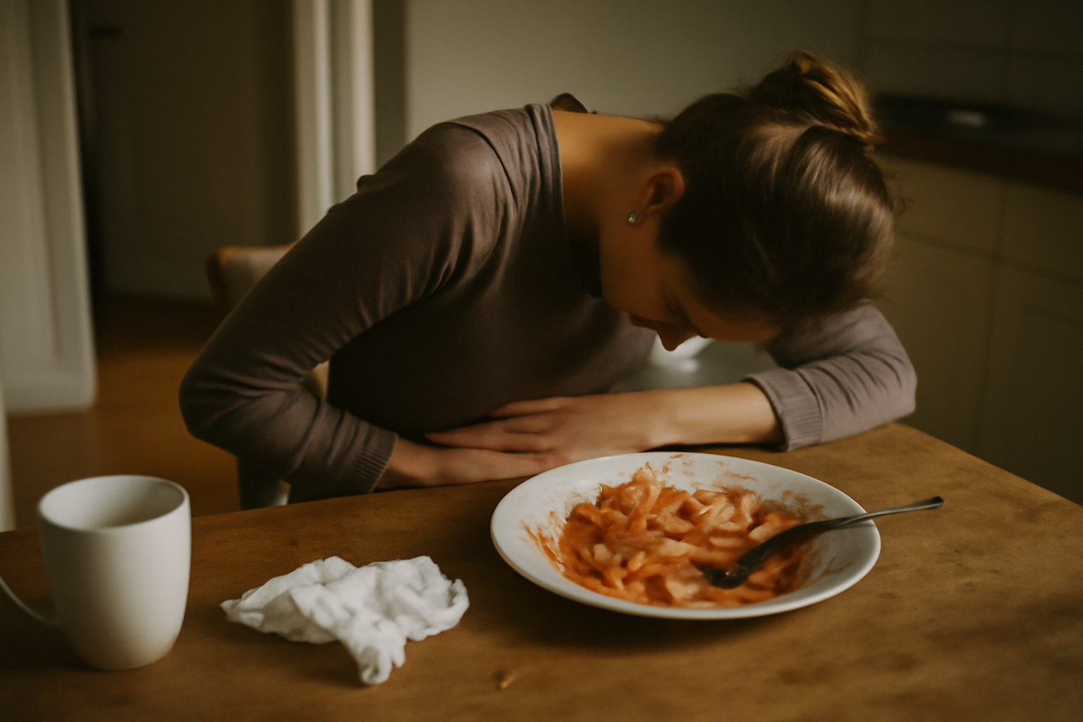 Photograph illustrating Food poisoning: what it feels like, and when it stops being a home matter