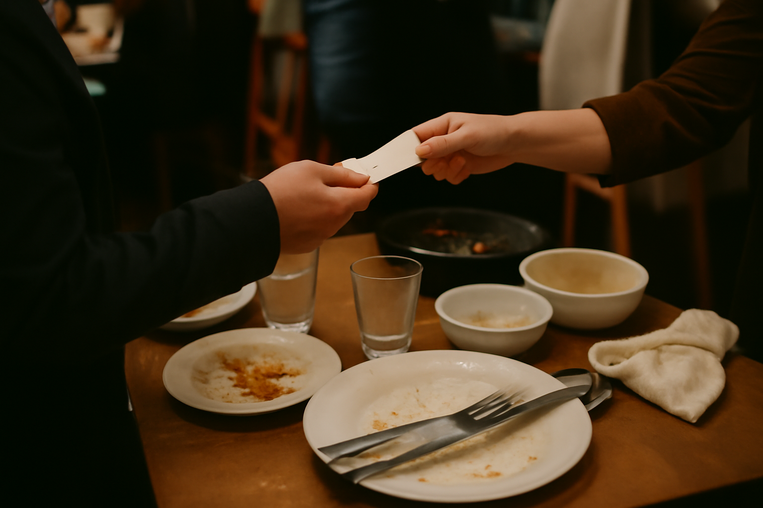 Photograph illustrating Getting a table at a restaurant that is always full
