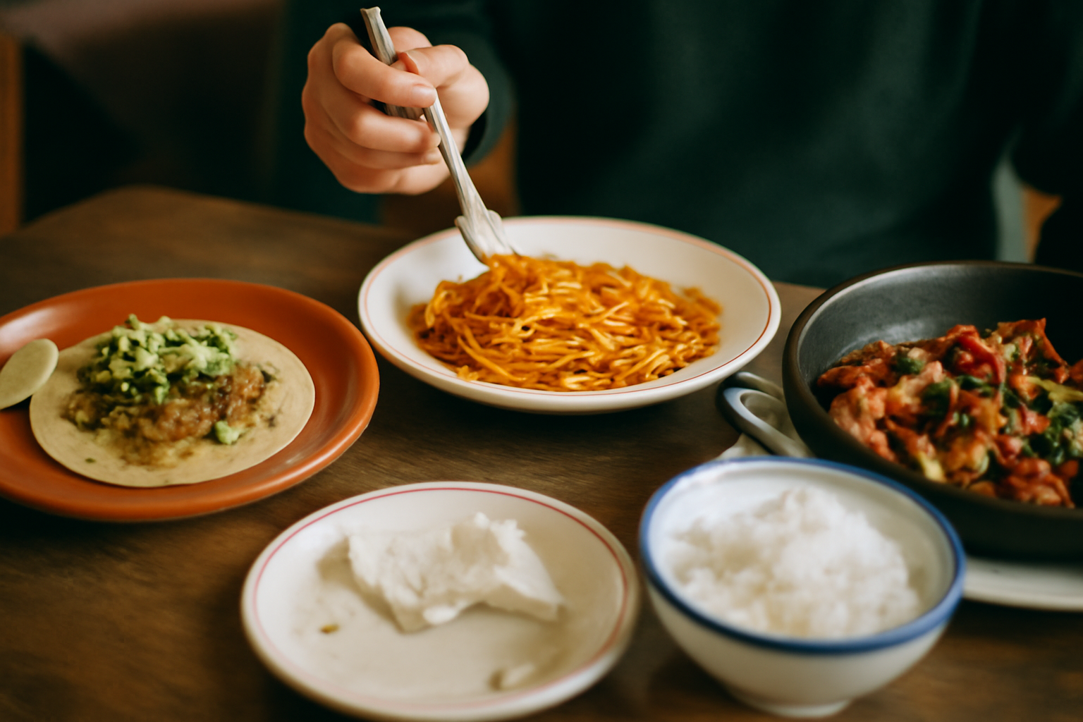 Photograph illustrating How to order at a taqueria, a trattoria, and a Sichuan restaurant