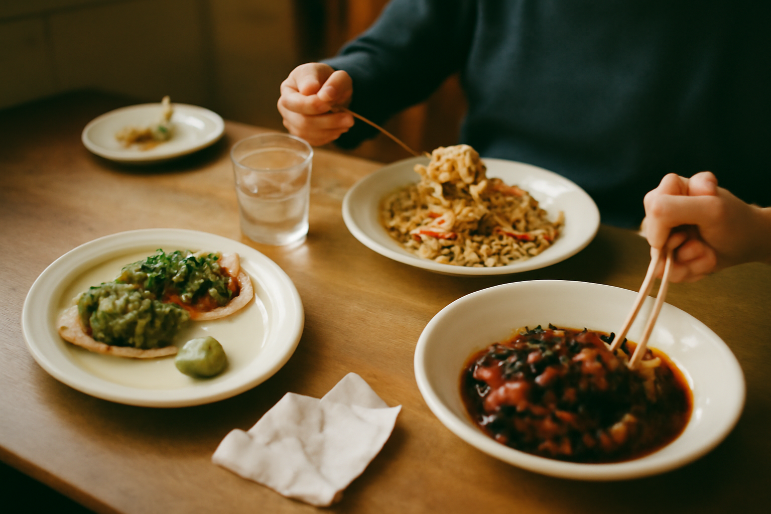 Photograph illustrating How to order at a taqueria, a trattoria, and a Sichuan restaurant