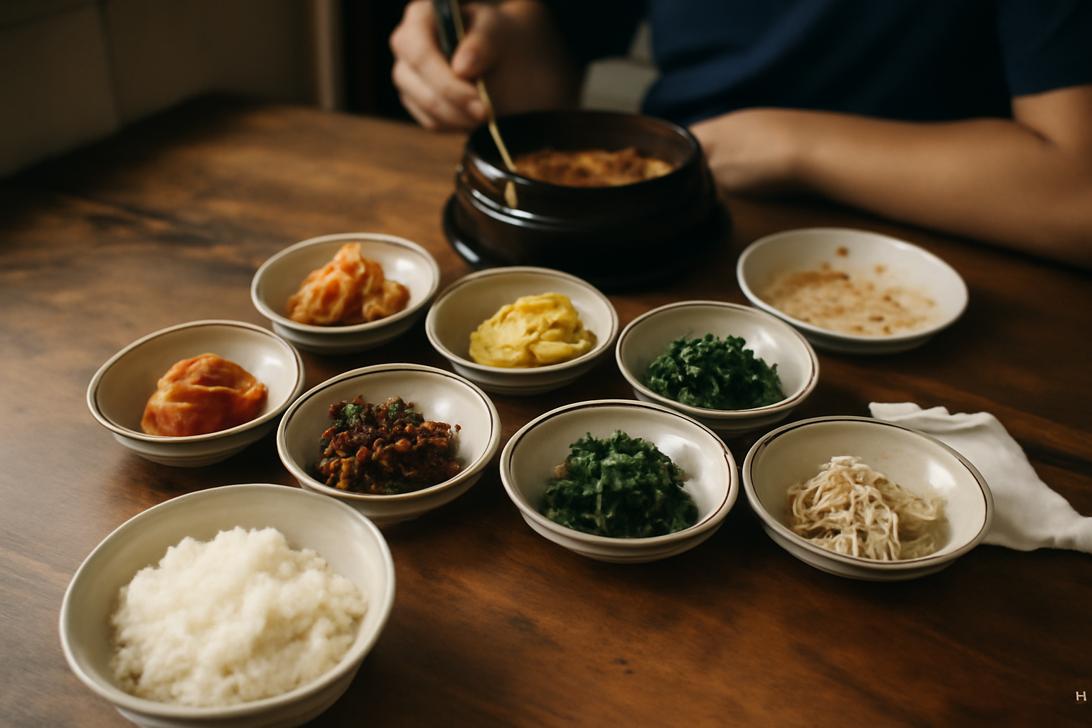 Photograph illustrating Korean banchan and why the little dishes matter