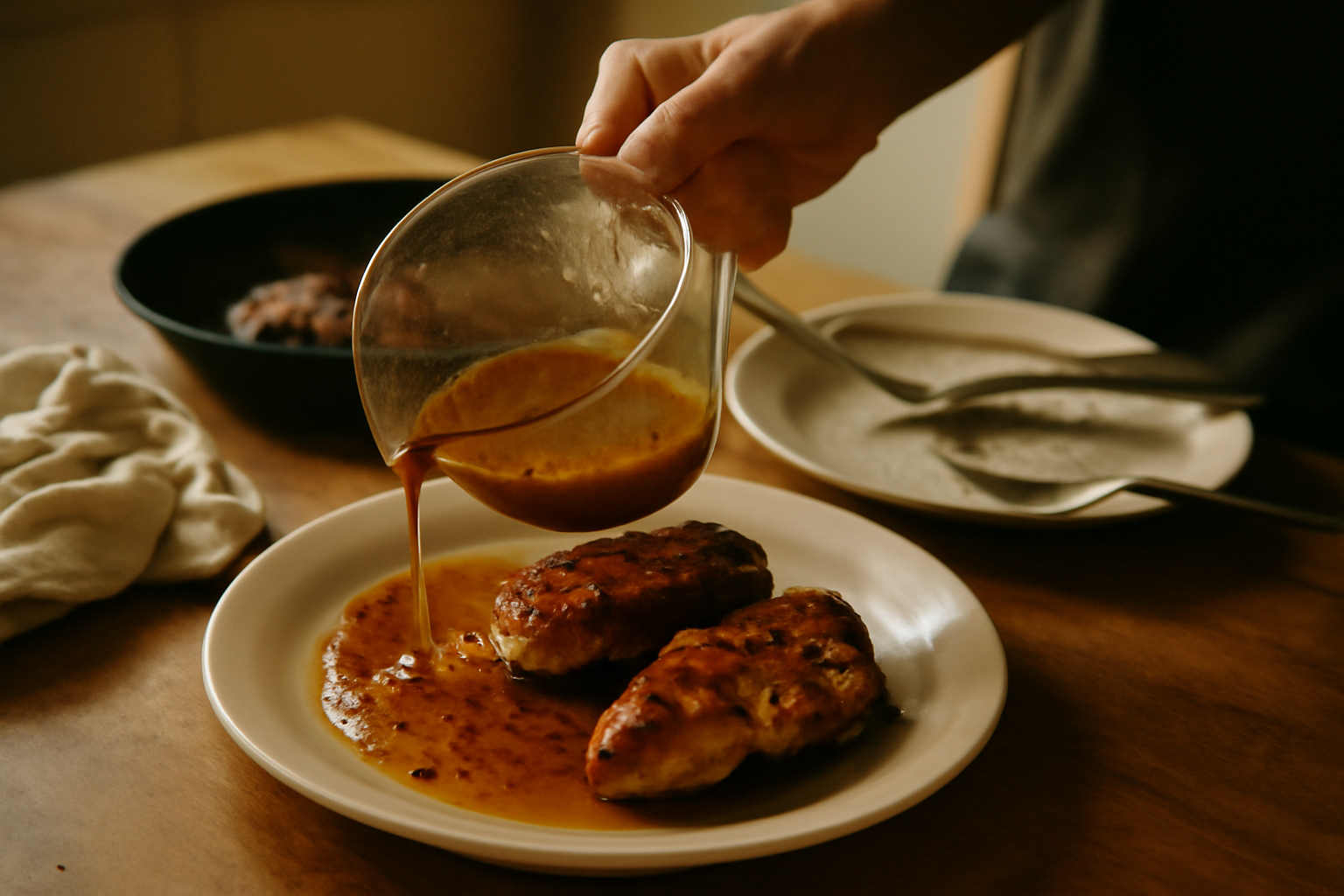 Photograph illustrating Marinades, and the mistake people make with the leftover liquid