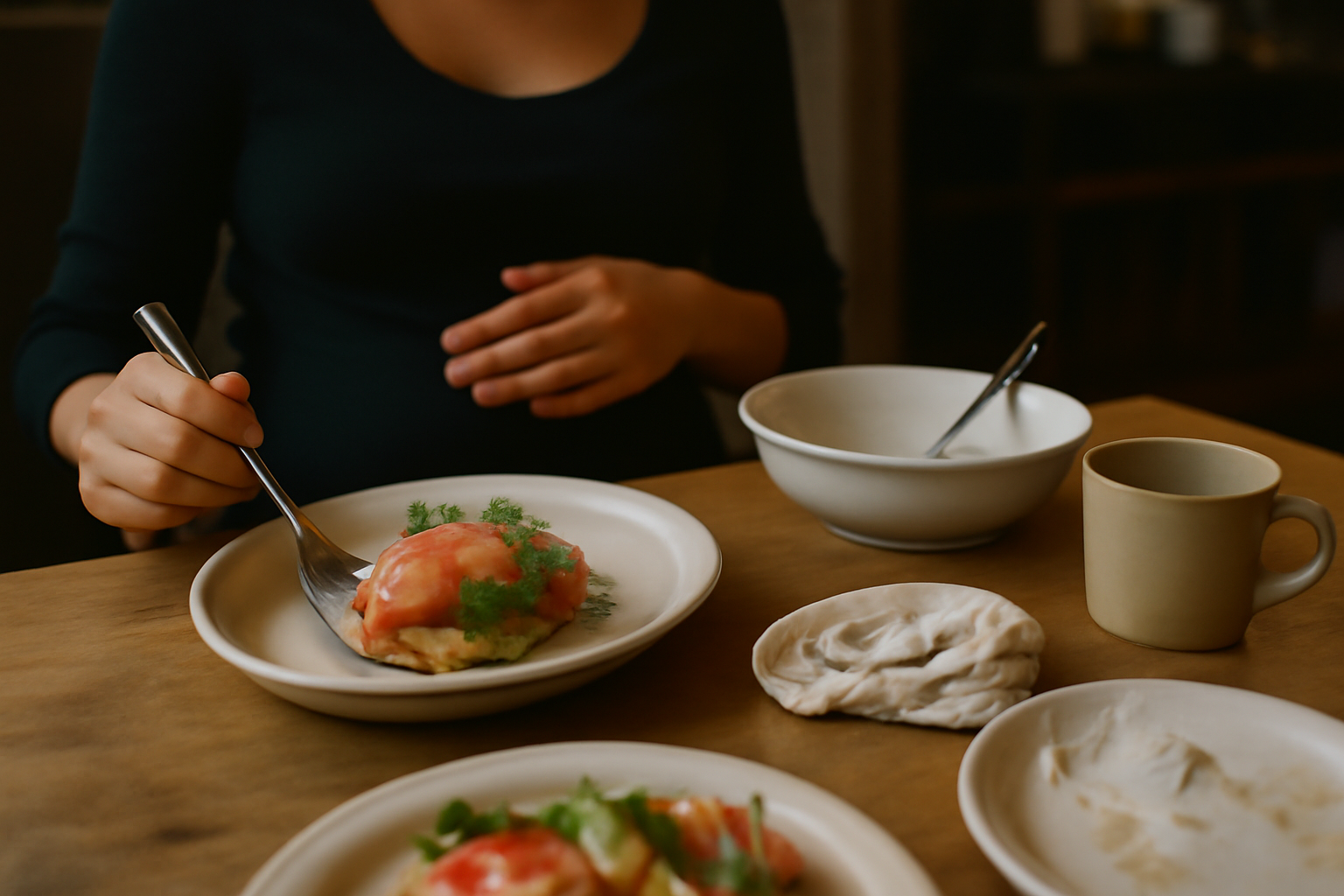 Photograph illustrating Pregnancy and eating out: the short list of things to skip