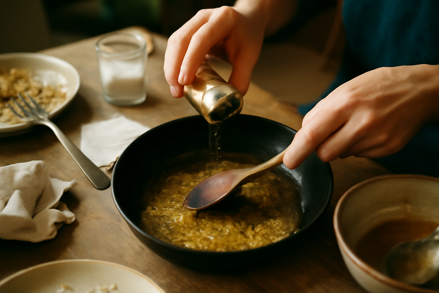 Photograph illustrating Seasoning: when to salt, and how to fix a dish that is flat