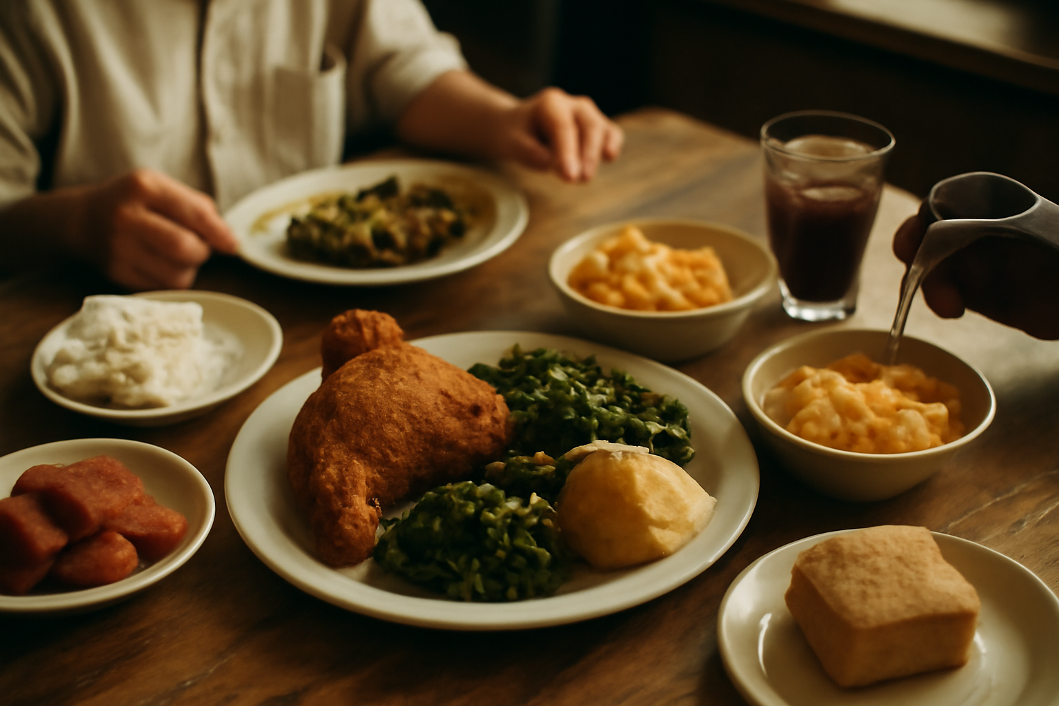 Photograph illustrating Soul food and Southern cooking: the difference