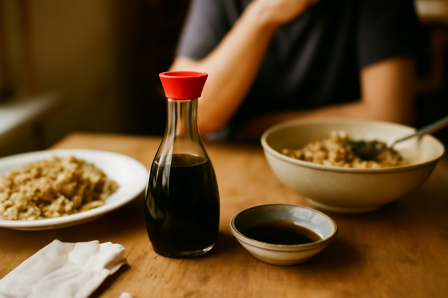 Photograph illustrating Soy, and why it is in the sauce