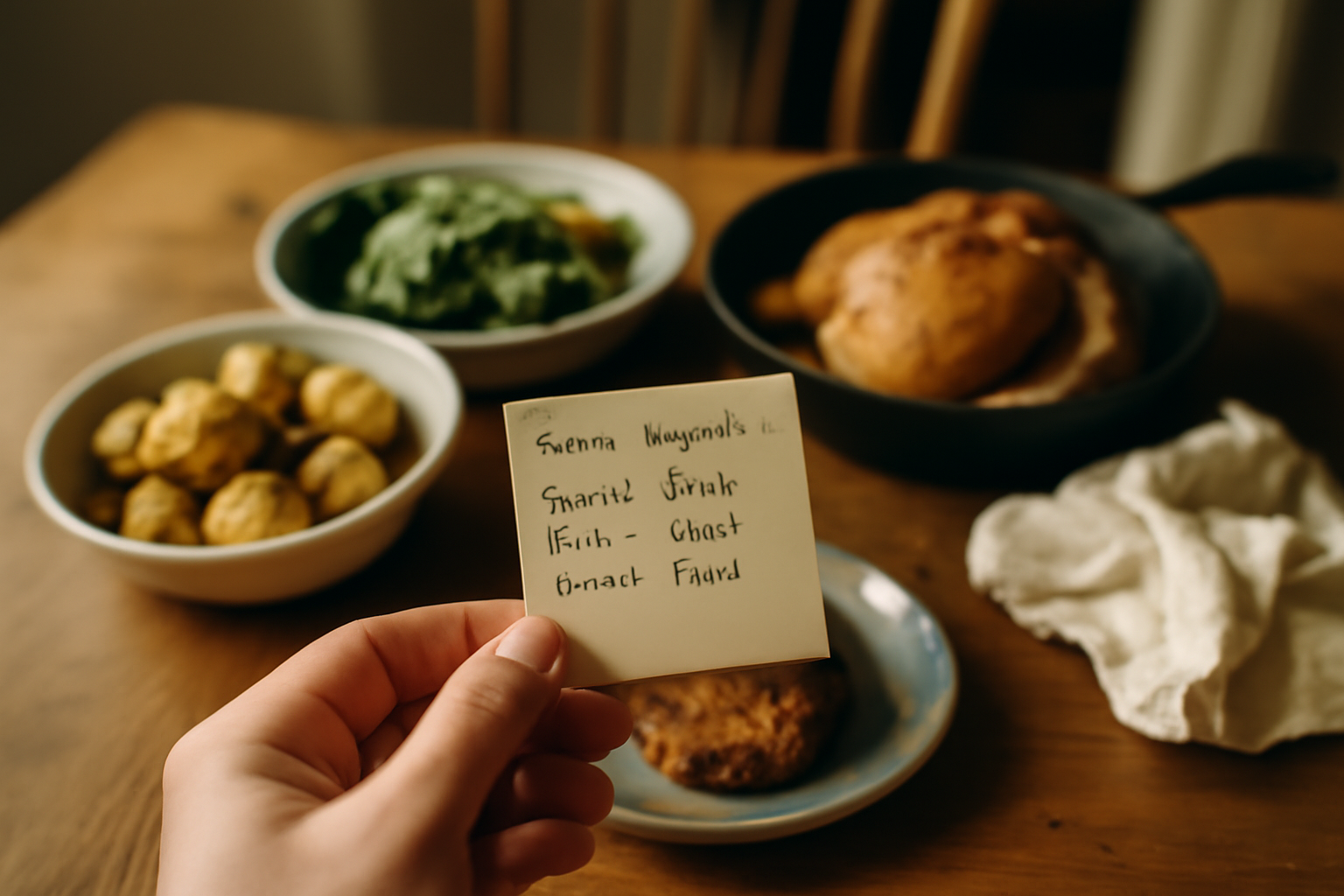 Photograph illustrating Timing a meal so everything is ready at once