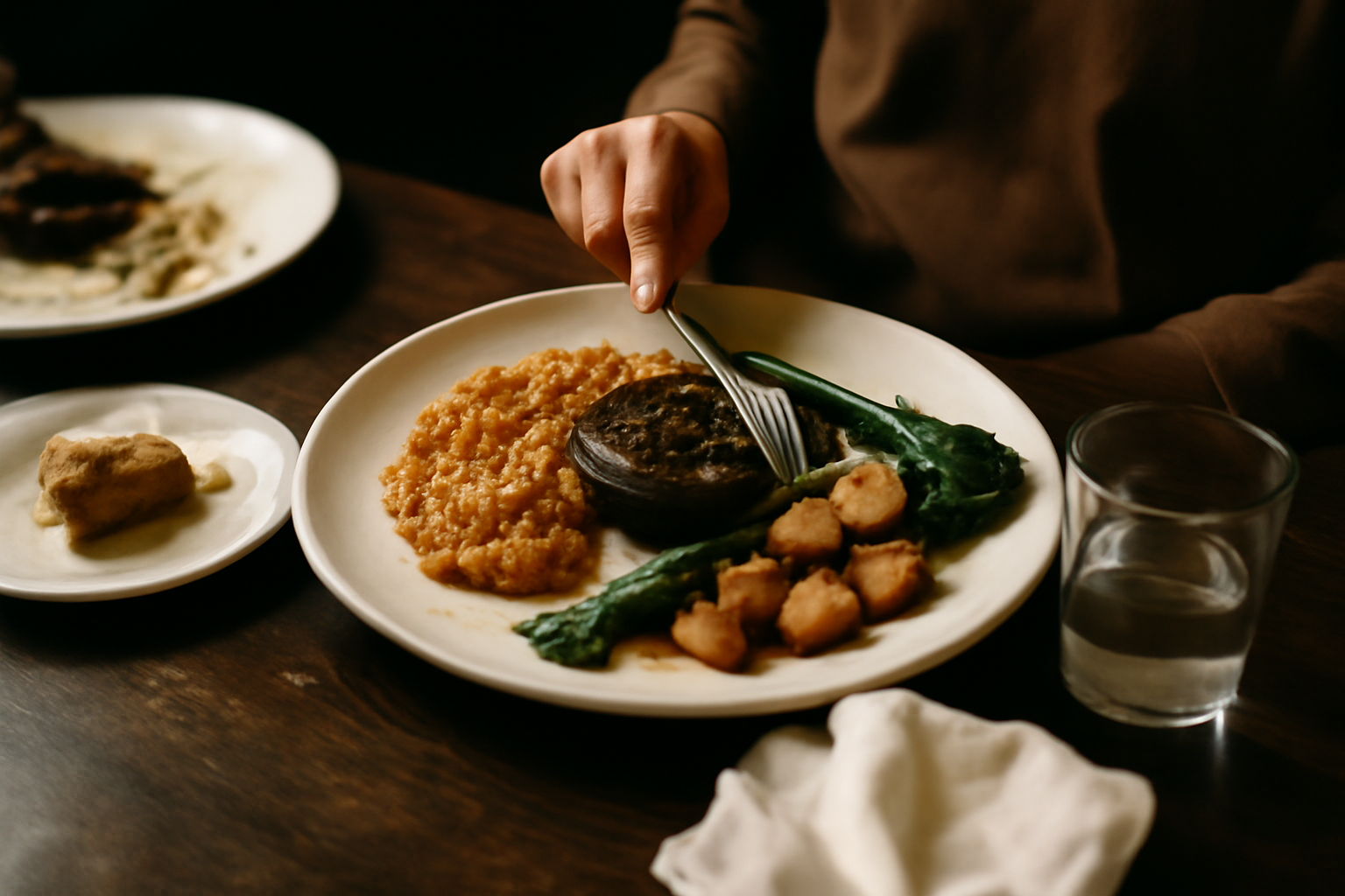 Photograph illustrating Vegan at a steakhouse: how to get a real meal, not a side plate