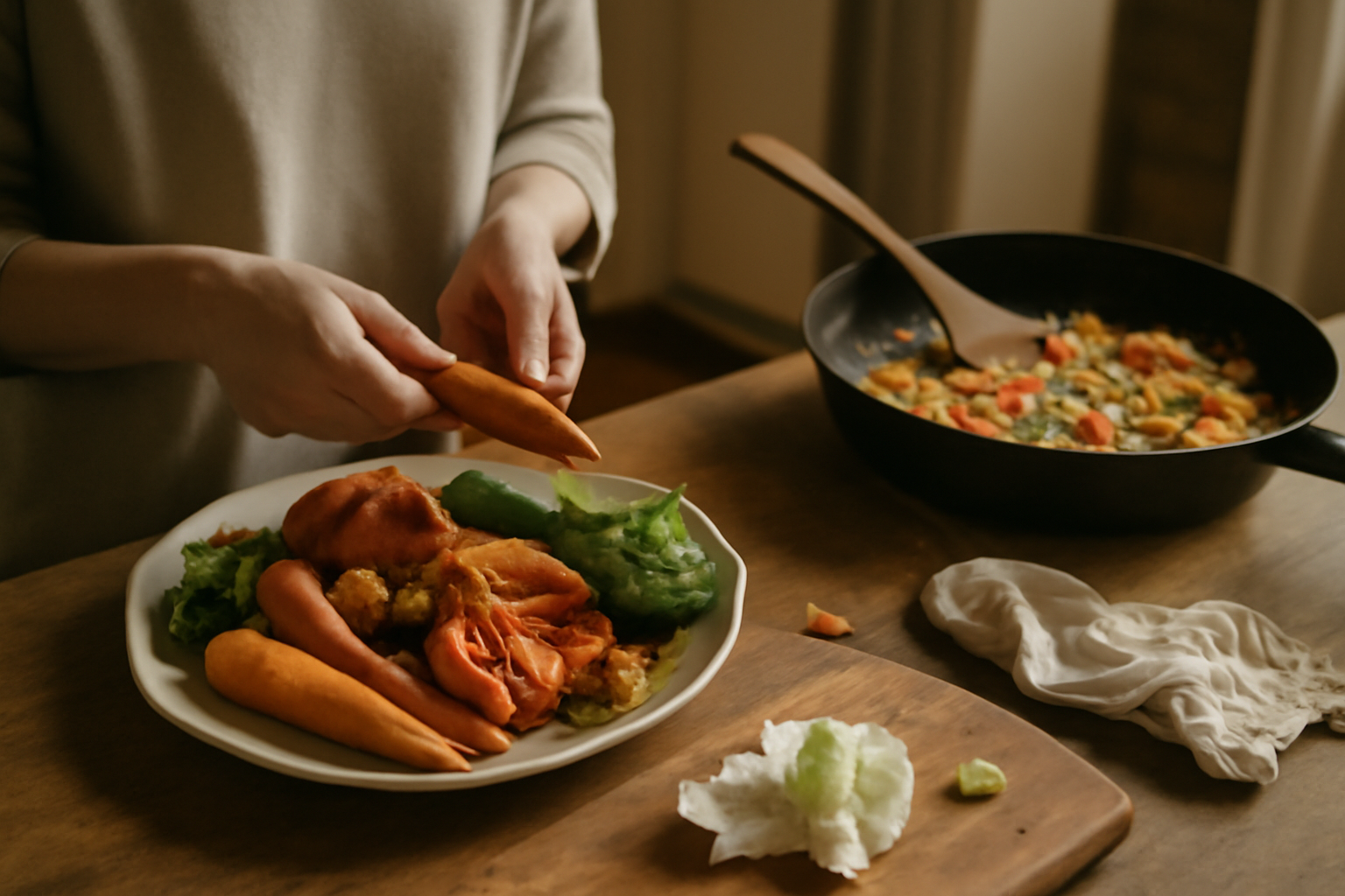 Photograph illustrating What to do with the vegetables going soft in the drawer