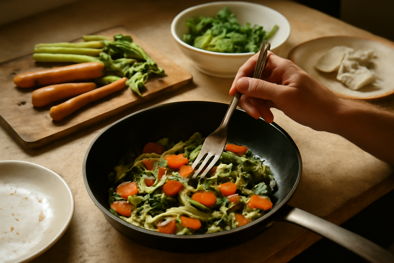 Photograph illustrating What to do with the vegetables going soft in the drawer