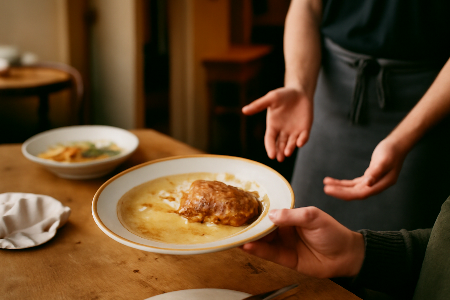 Photograph illustrating When to send a dish back