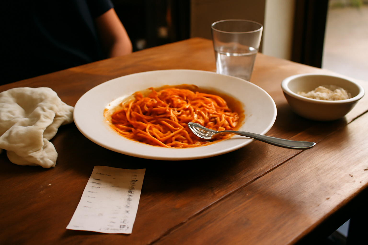 Photograph illustrating Where the money goes on a $20 plate of pasta