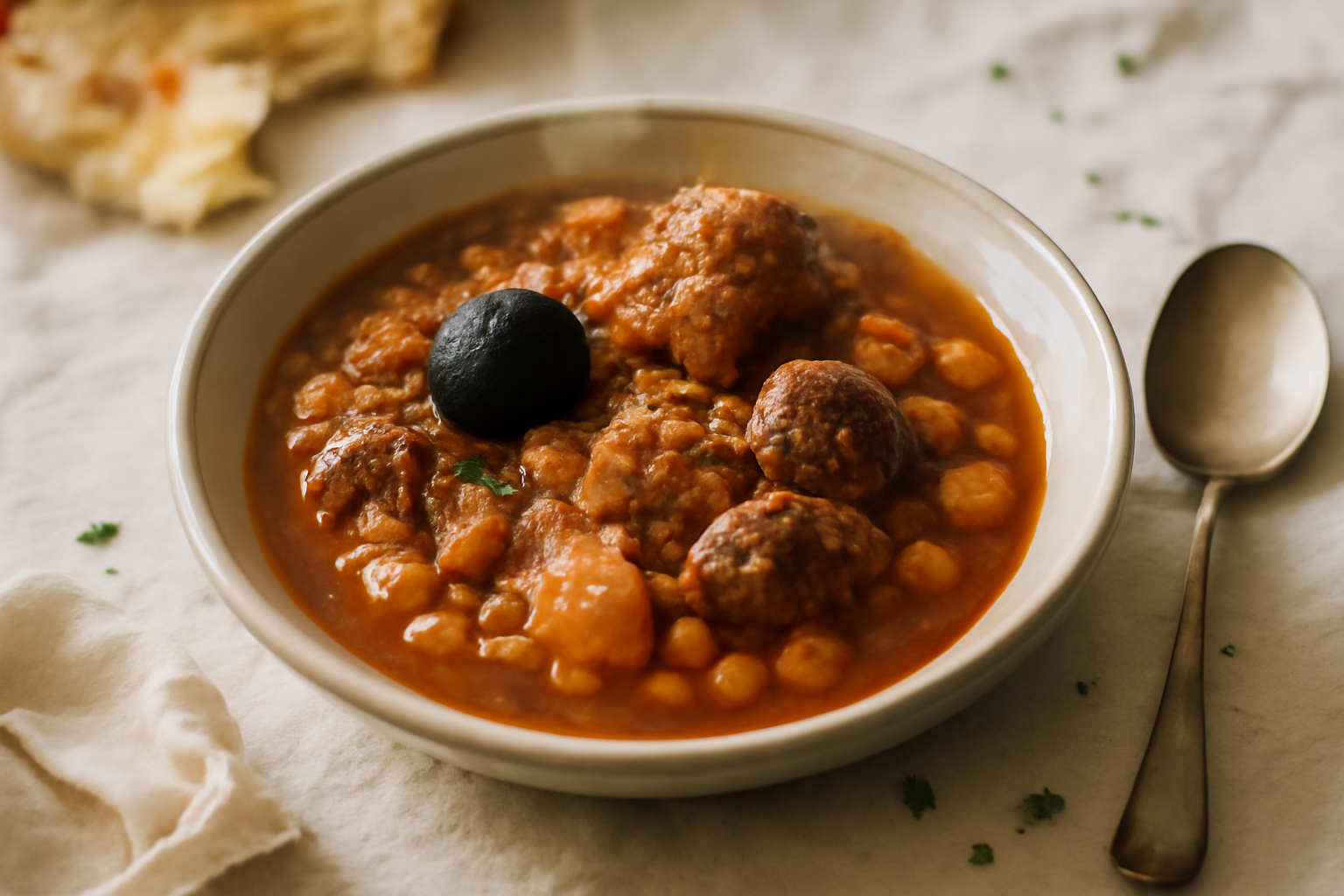 Abgoosht, served