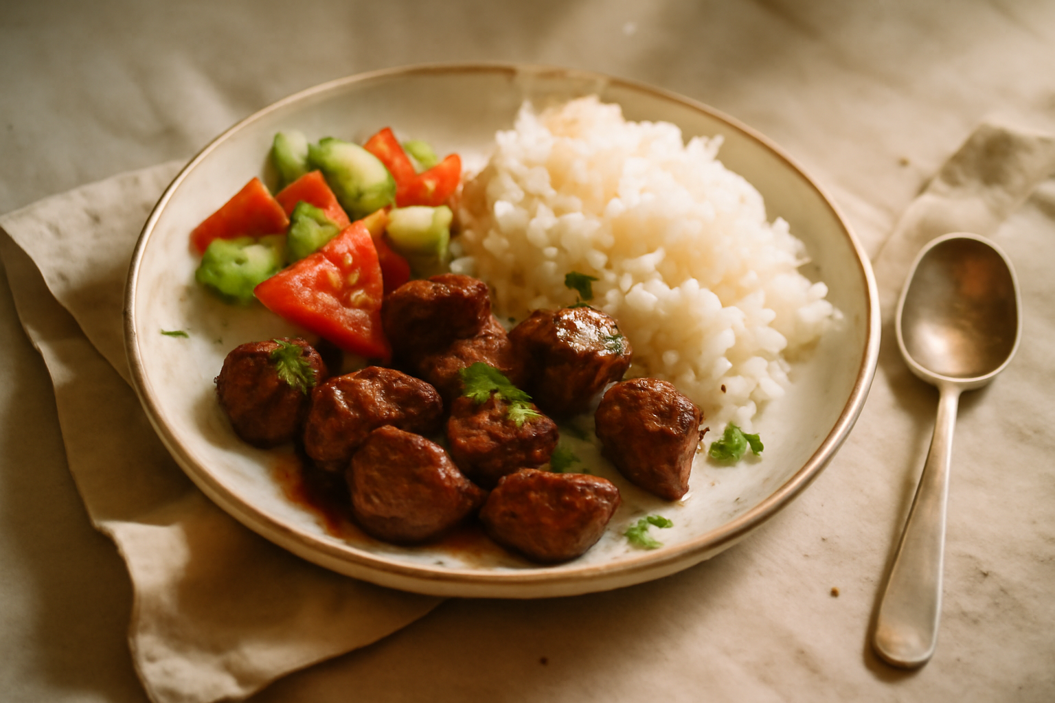 Bò Lúc Lắc — Quick Weeknight Stir-Fry, served