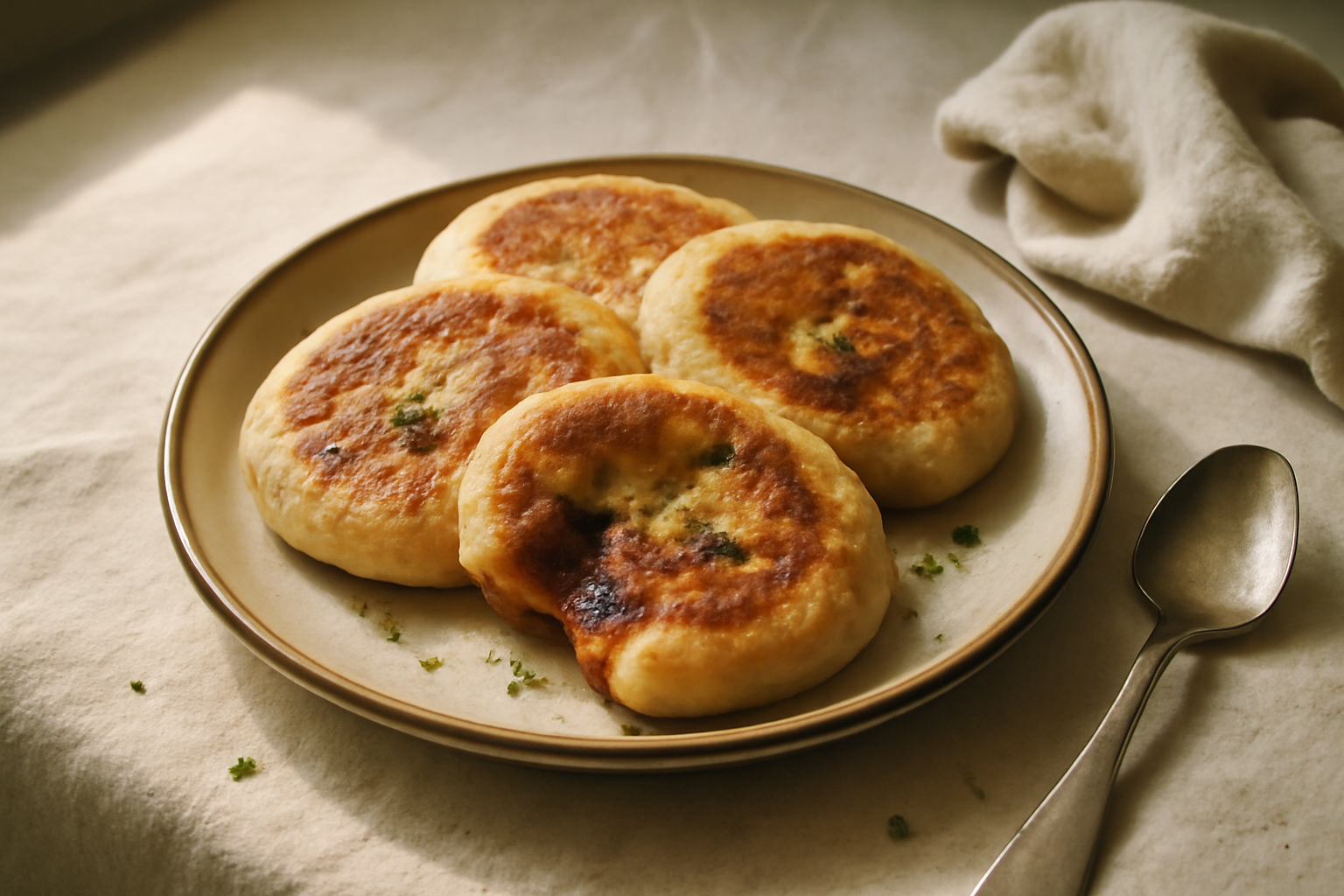 Hotteok, served
