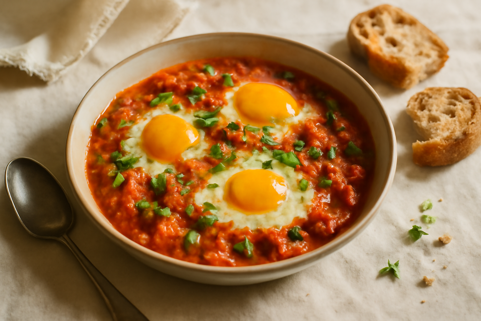 Menemen, served