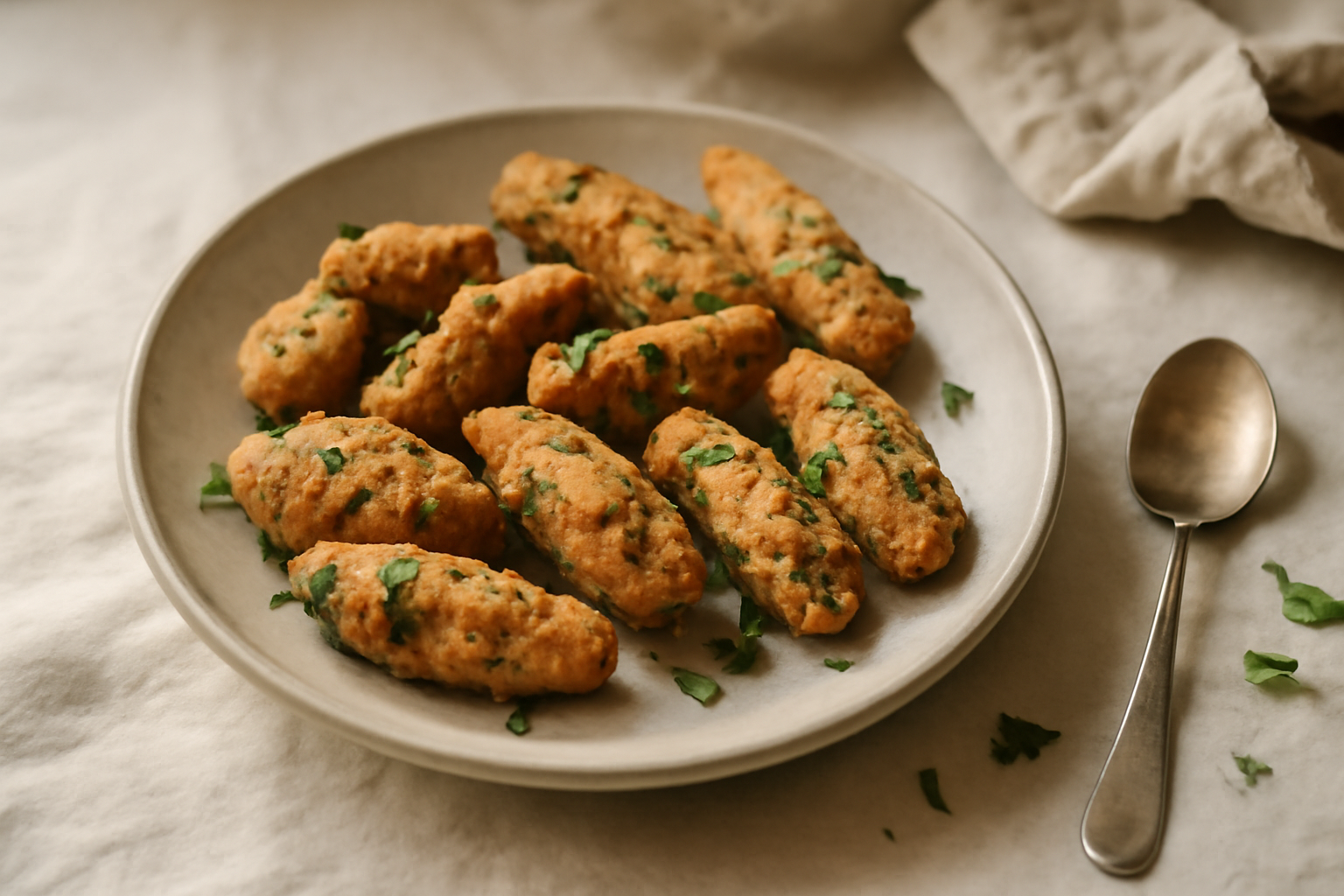 Mercimek Köftesi, served