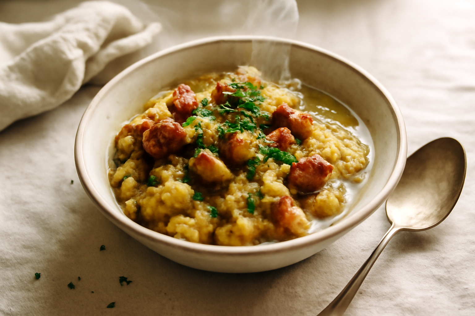 Mofongo de Puerco, served