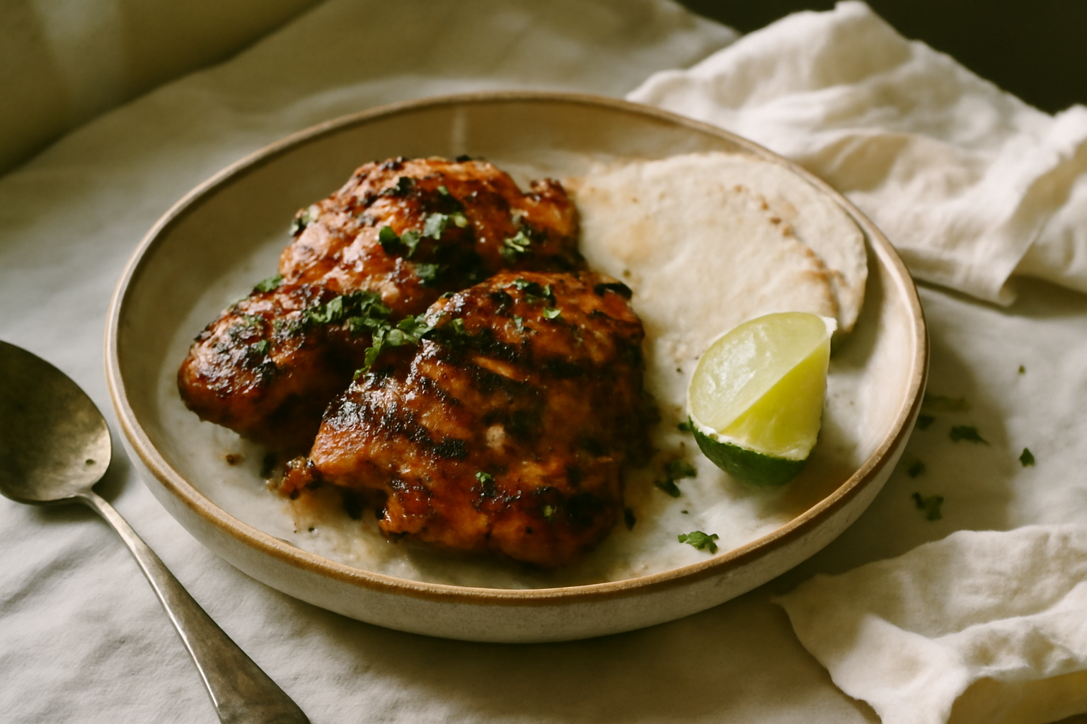 Pollo Asado — Mexican Charcoal-Grilled Citrus-Garlic Chicken, served