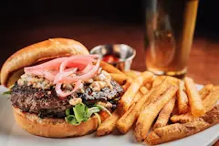 black and bleu burger