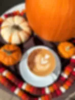 Seasonal Pumpkin Caramel Latte