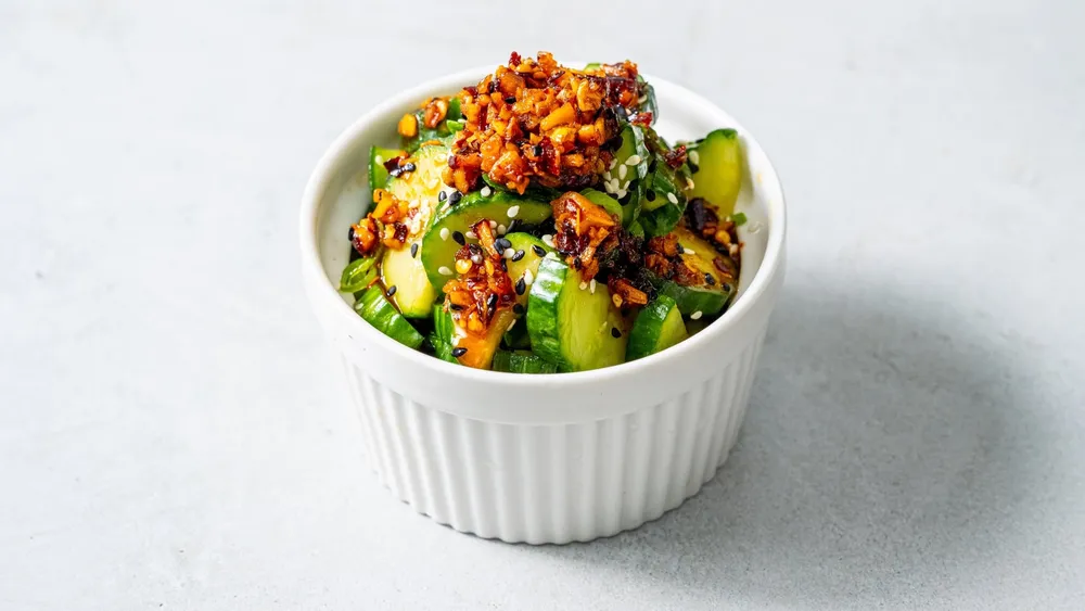 CHILI CRUNCH CUCUMBERS