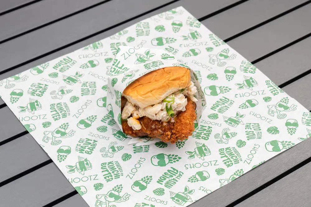HOT KIMCHI BUTTER KATSU CHICKEN SANDWICH