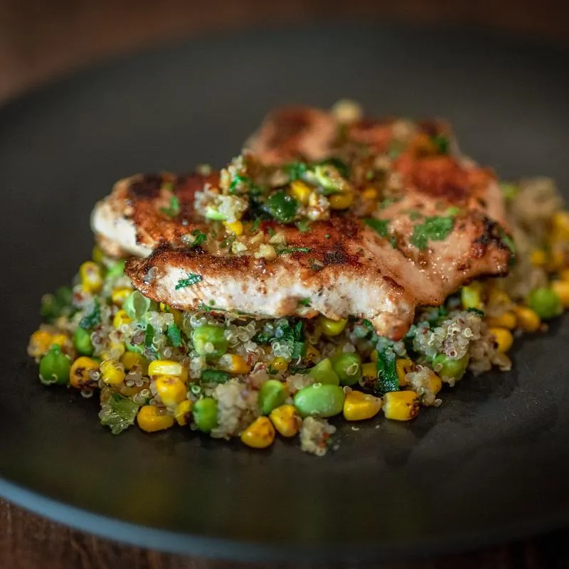 Grilled Chicken Breast & Quinoa (GF)