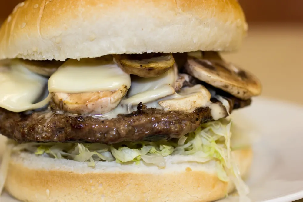 Mushroom Swiss Burger