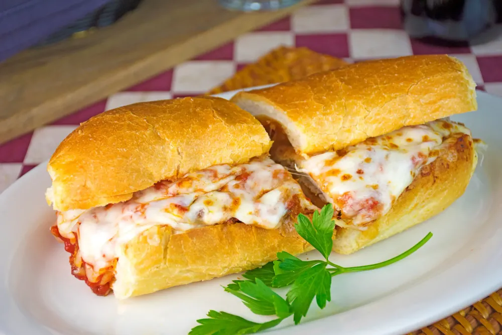 Eggplant Parmigiana Sub