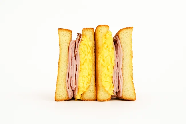 Sando Brioche Ham & Egg