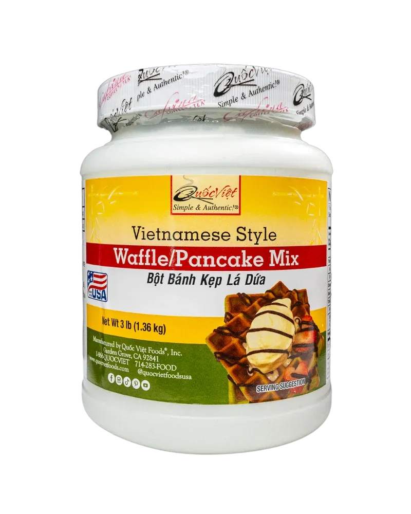 Vietnamese Style Pandan Waffle Mix