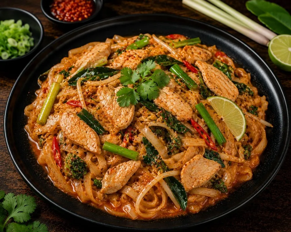 Tom Yum Rice Noodles