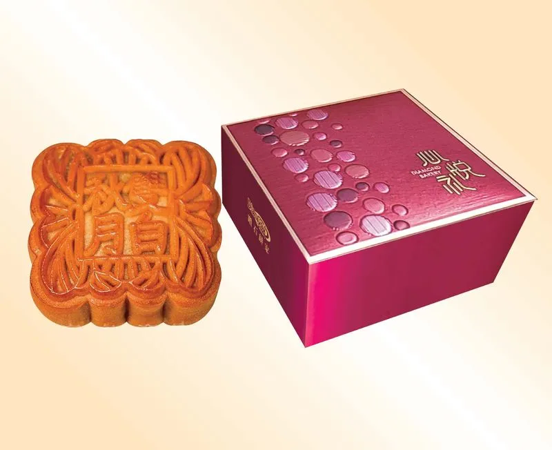 Red Bean Paste w/ 1 Egg Yolk Moon Cake (1 pc) | 蛋黄豆沙月 (一件)