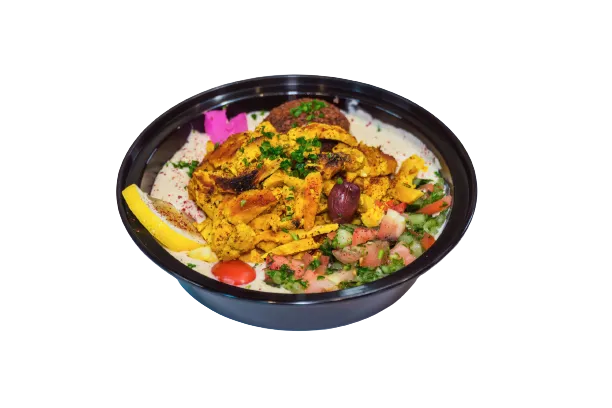 HUMMUS SHAWARMA BOWL