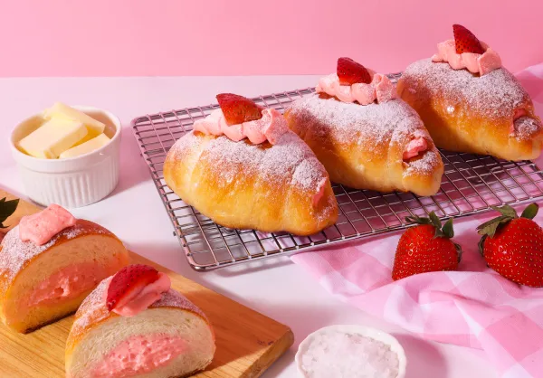 Strawberry Salted Butter Bread