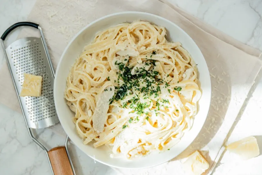 Fettuccine Chicken Alfredo
