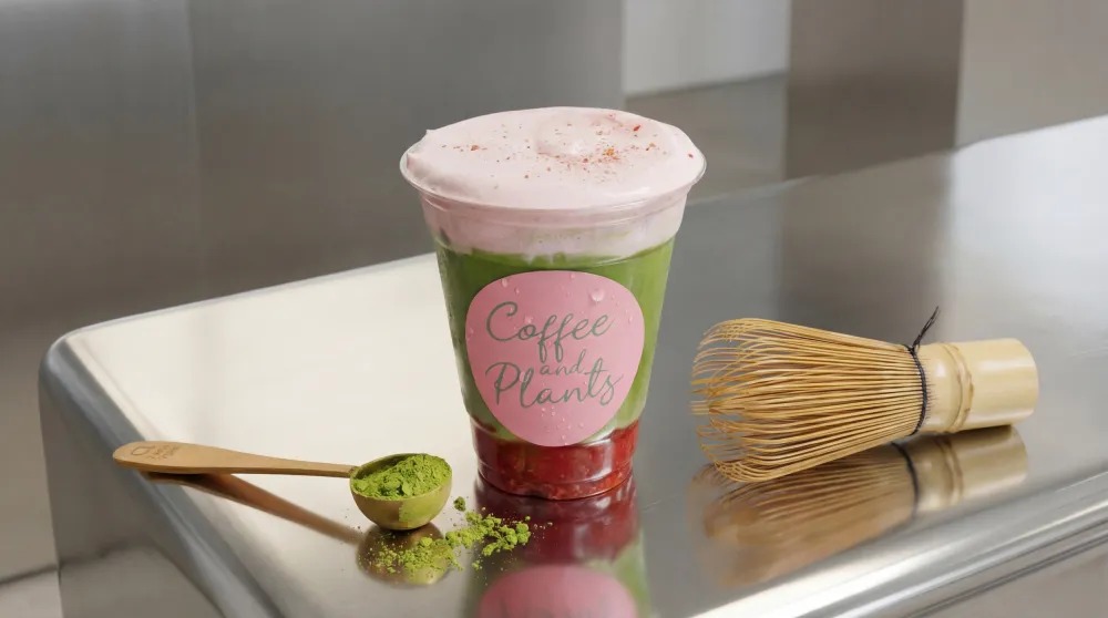 Strawberry Cream Matcha | Fruity Sweet · Creamy · Energizing