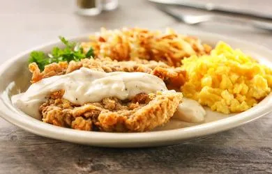 Chicken Fried Steak Breakfast