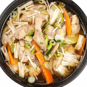 Udon Soup with Rice