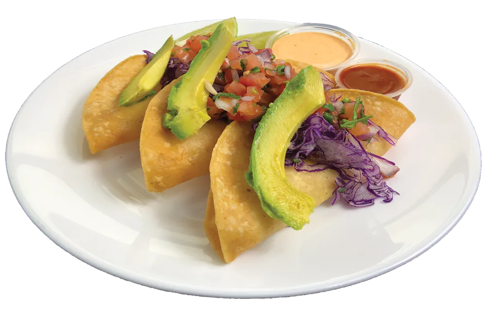Tacos Dorados De Camarón