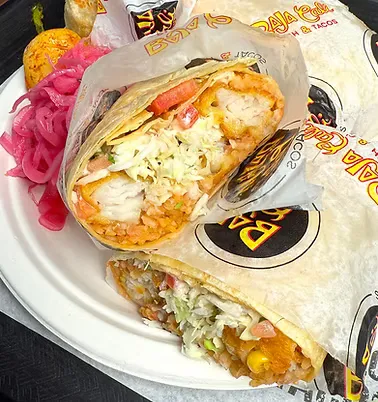 WEDNESDAY Fish Burrito