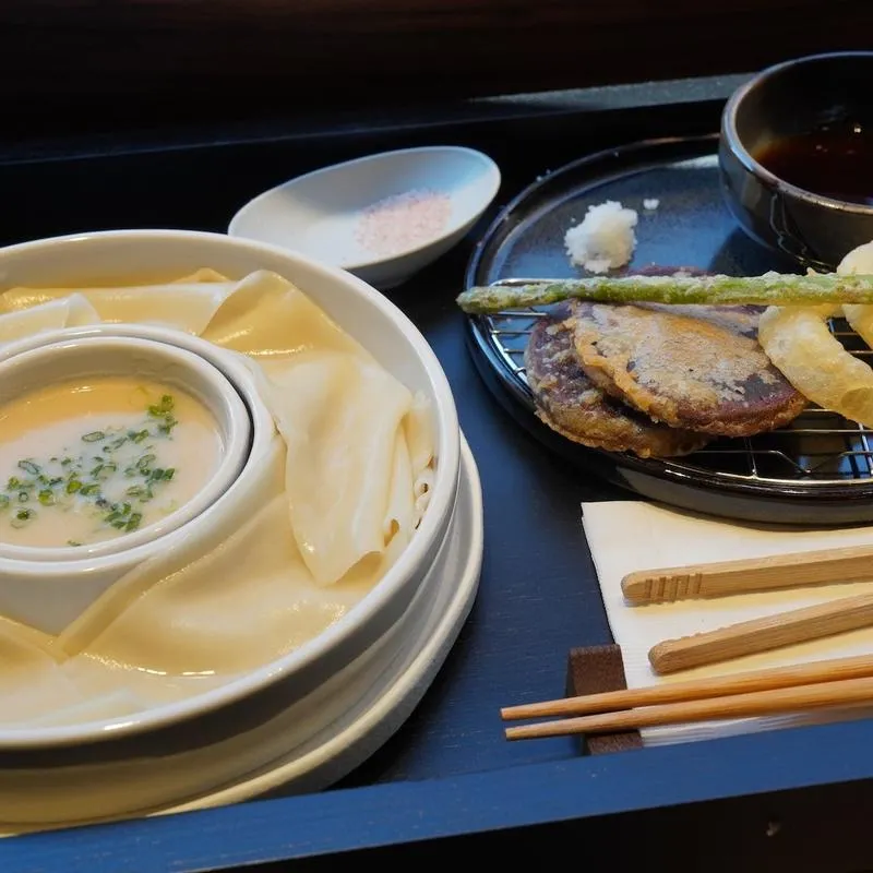 Vegan Himokawa Dipping Udon