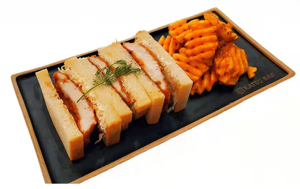 Rosemary Katsu Sando w/ Waffle Fries