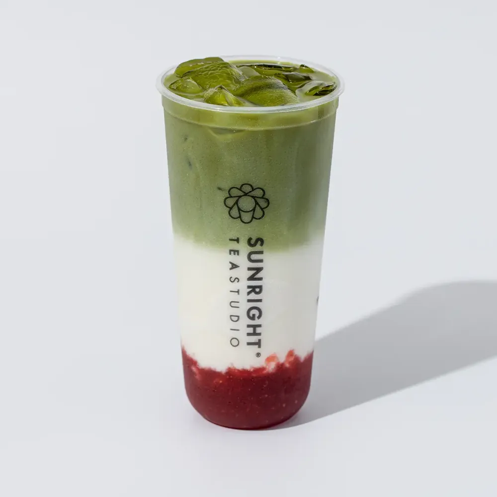 Strawberry Matcha Latte
