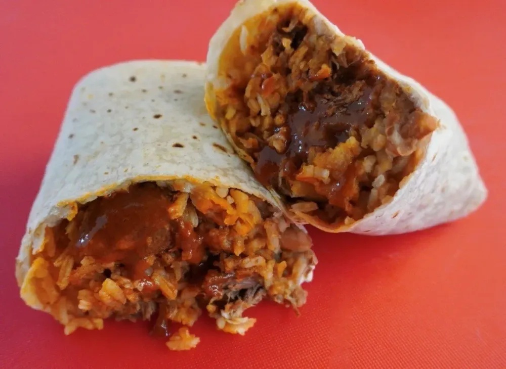 Beef & Red Chile Burrito